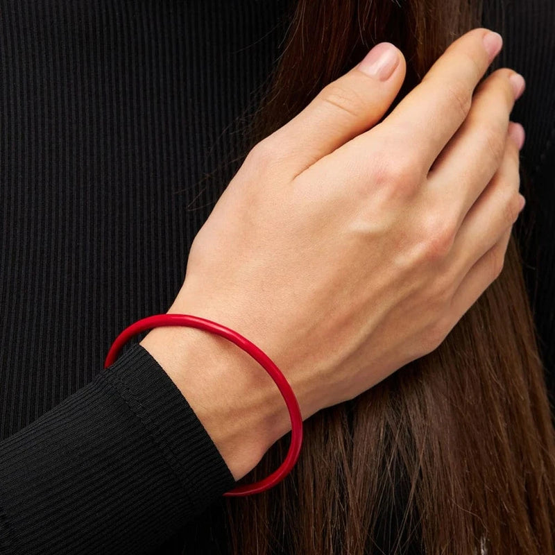Lulu Color Bangle - Passion Red