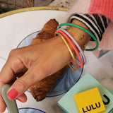 Lulu Color Bangle Brushed - Gold