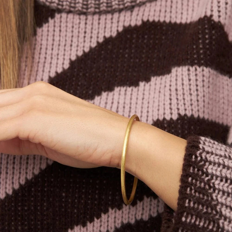 Lulu Color Bangle Brushed - Gold