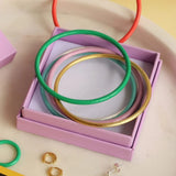 Lulu Color Bangle Shiny - Gold