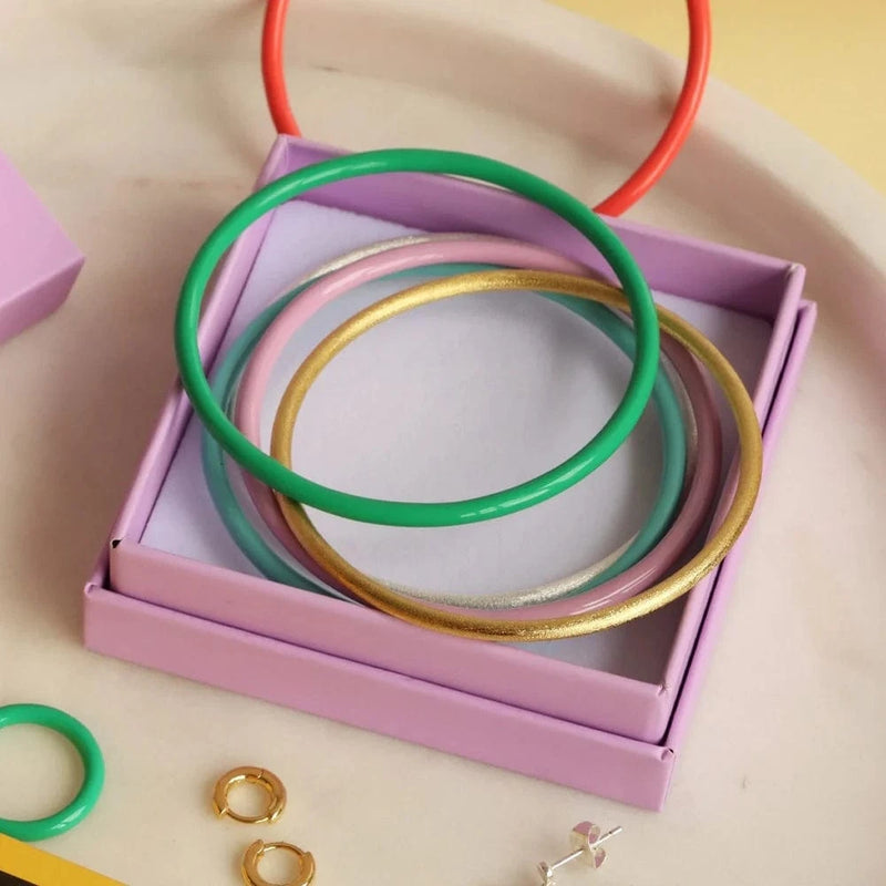 Lulu Color Bangle Shiny - Gold