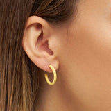 Lulu Color Hoops Medium Pair - Yellow