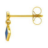 Lulu Confetti Dangling Earring 1 Pcs - Blue