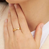 Lulu Confetti Ring - Gold