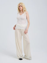 Seamless Basic Cotton Lacey - Off White