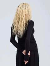 Seamless Basic Cotton Romance - Black
