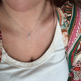Wolff Crossy Necklace - Silver