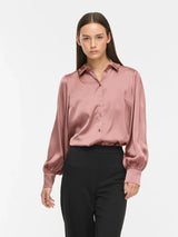 Vila Enna Ravenna L/S Balloon Shirt - Nostalgia Rose