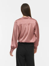 Vila Enna Ravenna L/S Balloon Shirt - Nostalgia Rose