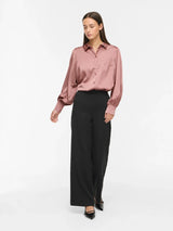 Vila Enna Ravenna L/S Balloon Shirt - Nostalgia Rose