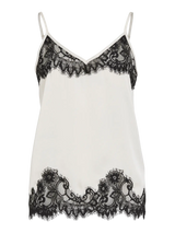 Vila Disa Strap Top - White