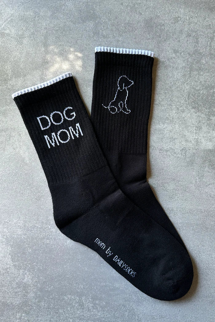 Dailysocks Dog Mom - Black