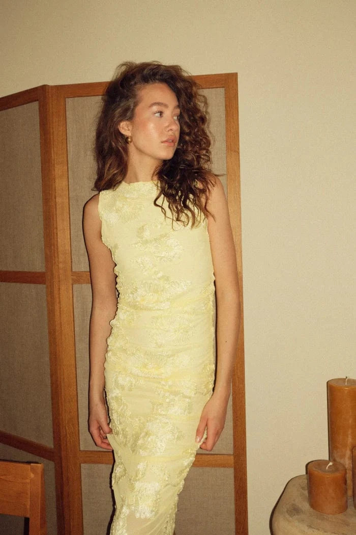 Noella Lavinia Dress - Butter Yellow