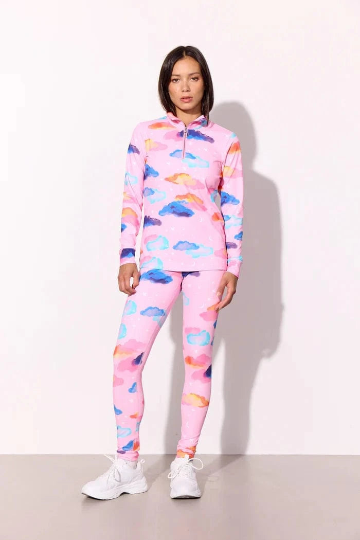 Hunkøn Diana Zipper Blouse - Pink sky Art Print