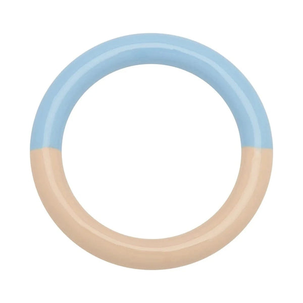 Lulu Double Color Ring - Light Blue/Buttercream