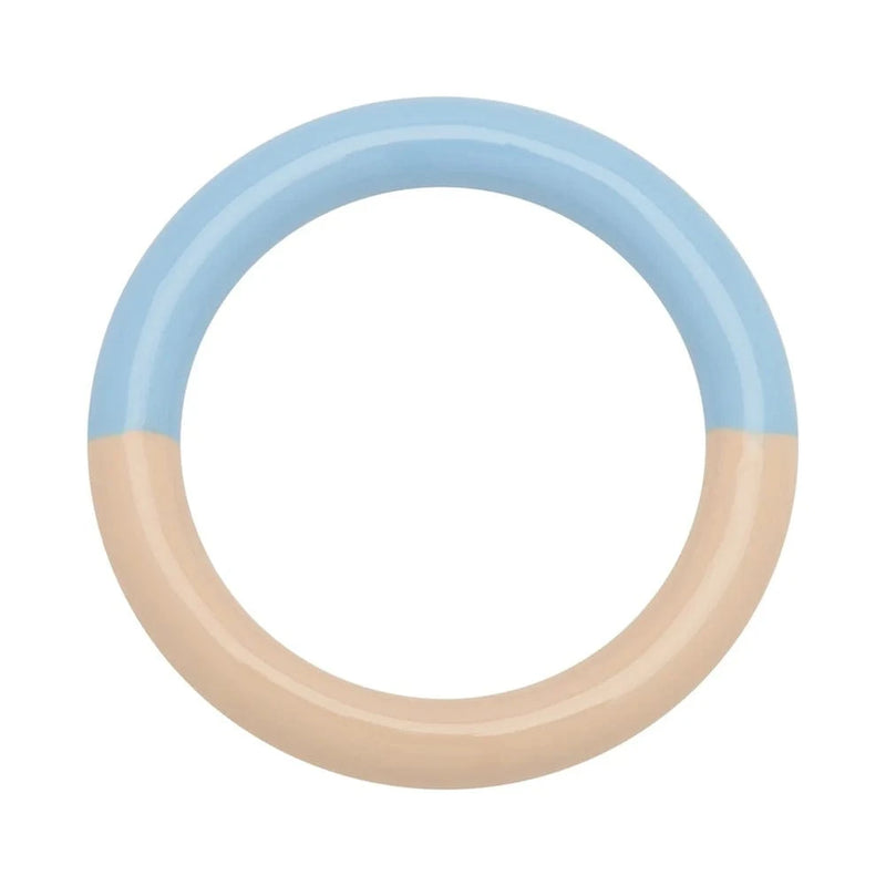 Lulu Double Color Ring - Light Blue/Buttercream