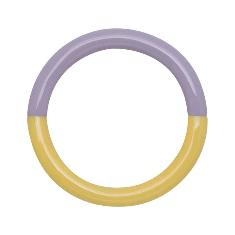 Lulu Double Color Ring - Pale Yellow/Purple