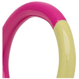 Lulu Double Color Ring - Plum/silk Light Green
