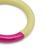 Lulu Double Color Ring - Plum/silk Light Green