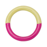 Lulu Double Color Ring - Plum/silk Light Green