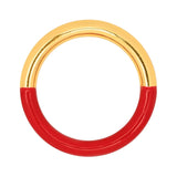 Lulu Double Color Ring - Gold/Passion
