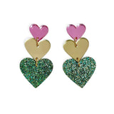 By Fossdal Love Is Love - Pink/Golden/Green Glitter