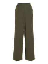 Vila Varone HW Wide Pant - Forest Night