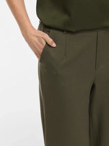 Vila Varone HW Wide Pant - Forest Night