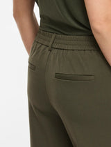 Vila Varone HW Wide Pant - Forest Night