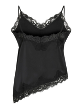 Vila Lacey Strap Top  - Black