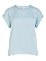 Vila Ellette satin top - Nantucket Breeze