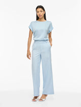 Vila Ellette satin top - Nantucket Breeze