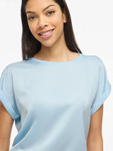 Vila Ellette satin top - Nantucket Breeze