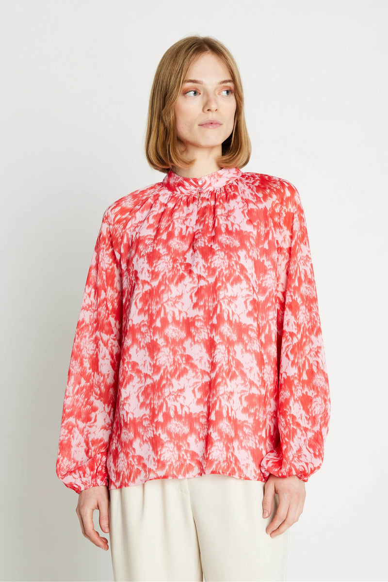 Rue De Femme Emilie Blouse - Mars Red