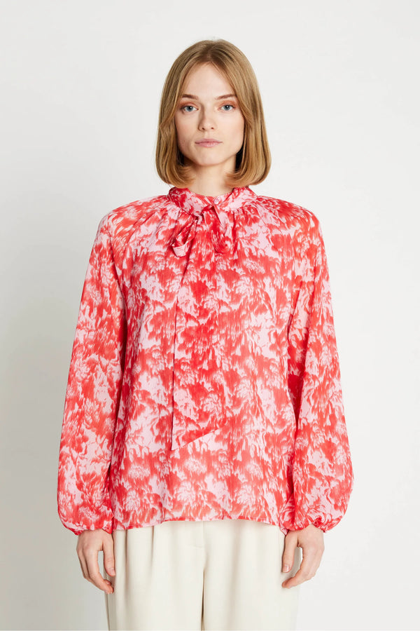 Rue De Femme Emilie Blouse - Mars Red