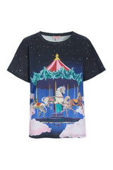 Hunkøn Fable T-shirt - Fairground Art Print