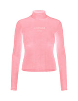 Lykkeland Faye High Neck W/Logo - Cream Pink