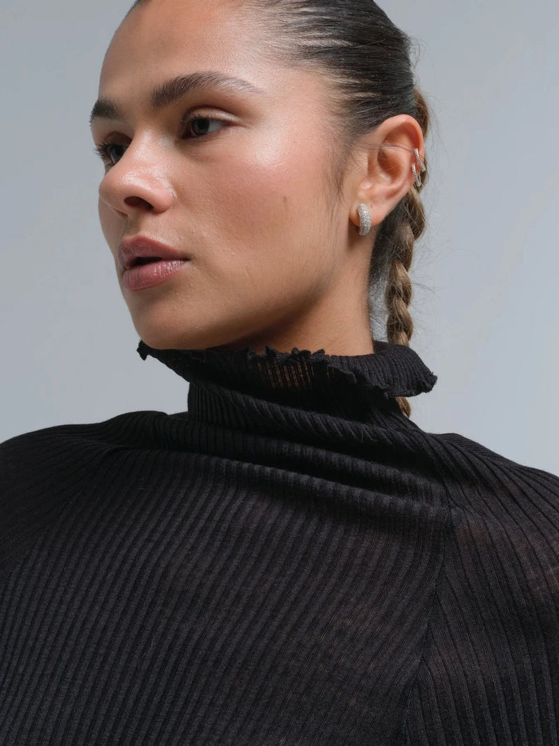 Seamless Basic Fiori - Black