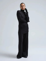 Seamless Basic Fiori - Black