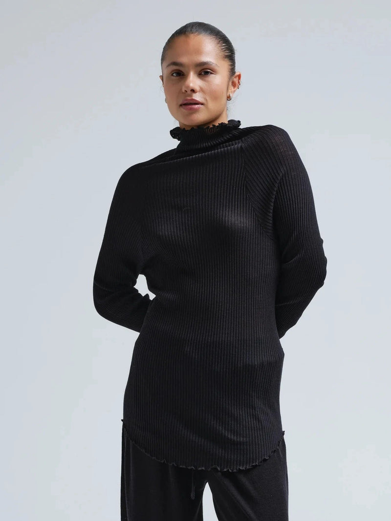 Seamless Basic Fiori - Black