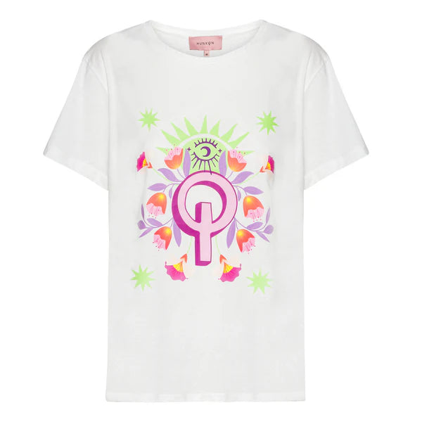 Hunkøn Flowerchild T-shirt - White