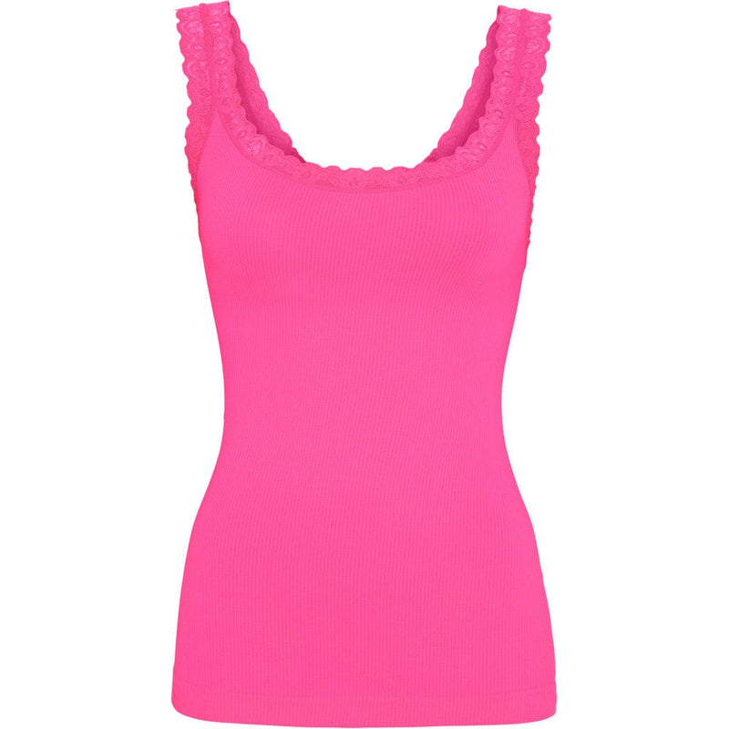 Tim & Simonsen Frida Rib Top - Bubble Fluo