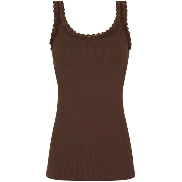 Tim & Simonsen Frida Rib Top - Cioccolato