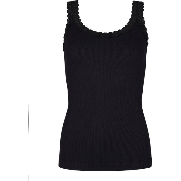 Tim & Simonsen Frida Rib Top - Nero