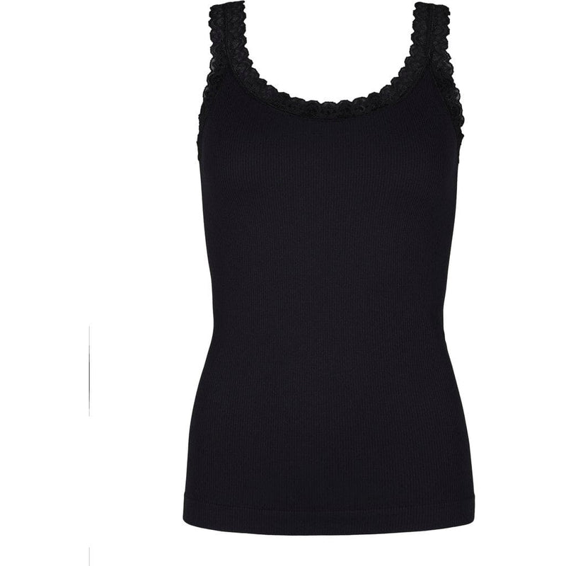 Tim & Simonsen Frida Rib Top - Nero