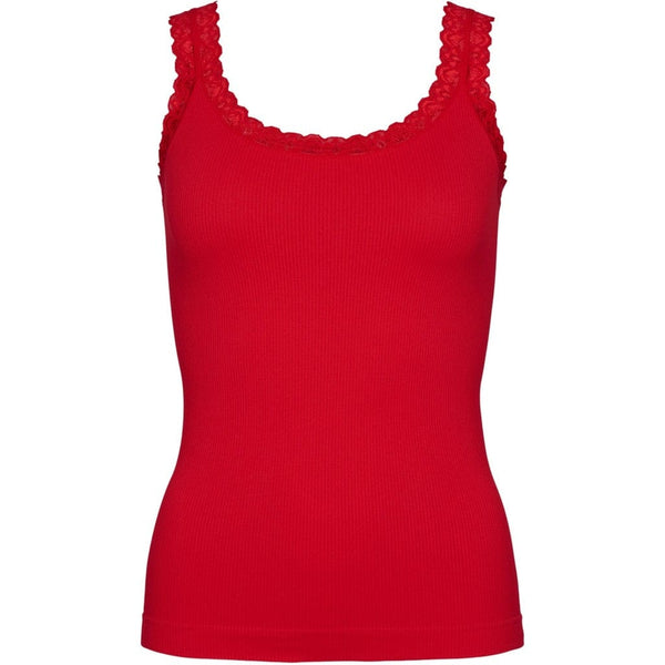 Tim & Simonsen Frida Rib Top - Rosso