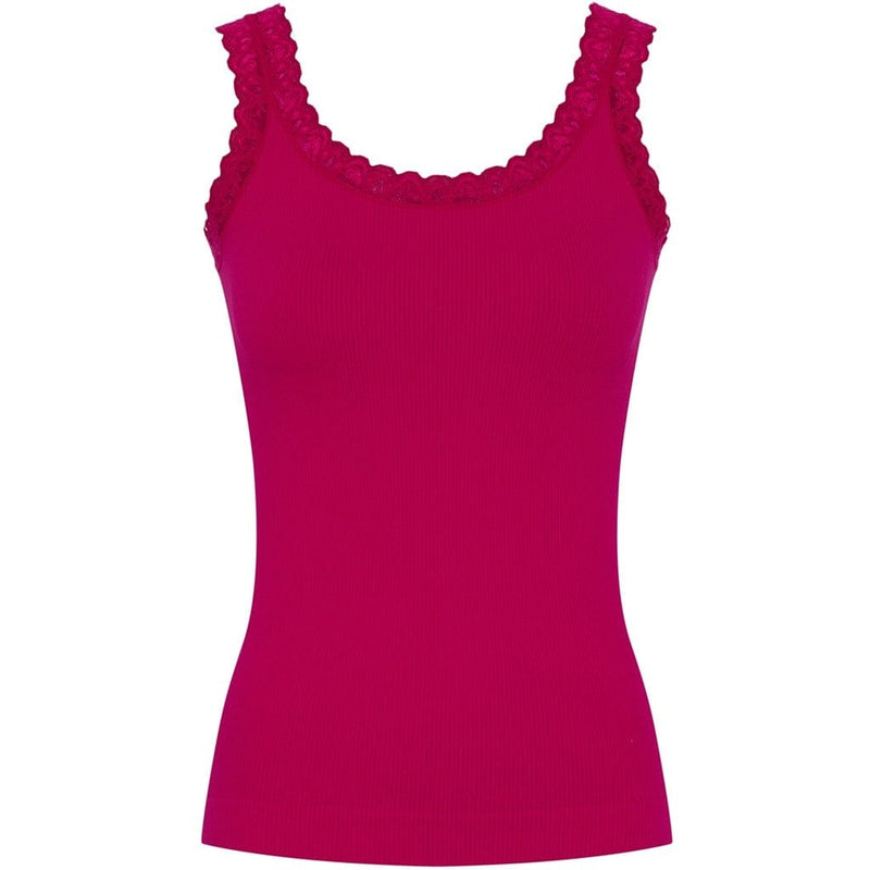 Tim & Simonsen Frida Rib Top - Sangria