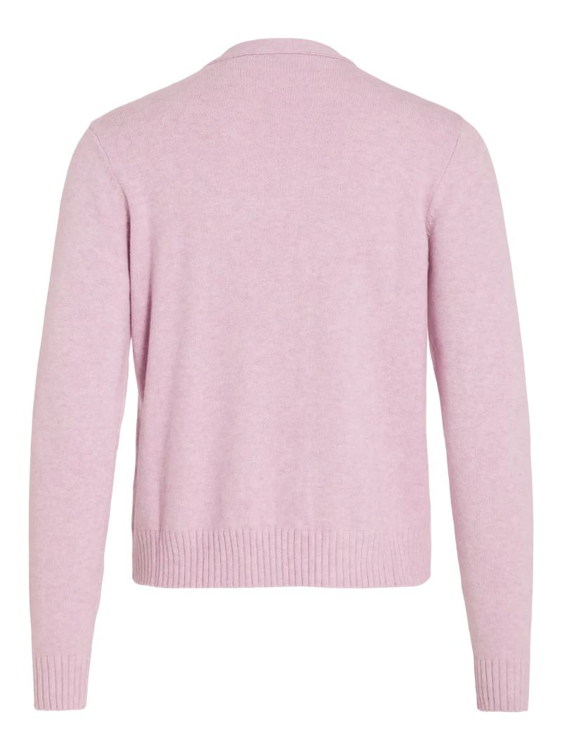 Vila Viril Short L/S Knit Cardigan - Winsome Orchid