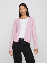 Vila Viril Short L/S Knit Cardigan - Winsome Orchid