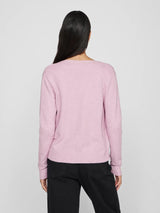 Vila Viril Short L/S Knit Cardigan - Winsome Orchid